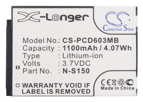 1100mAh Battery for Philips SCD603, SCD-603/00, SCD-603H