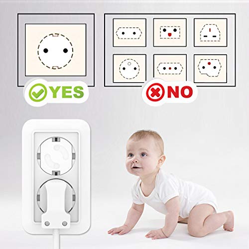 12 Protecciones para Esquinas + 12 Protector Enchufes + 2 Protectores Puerta, EJOY 26 Pack Protecciones para Bebes y Niños con Adhesivo de 3M, Kit Protector Para Esquinas y Enchufes