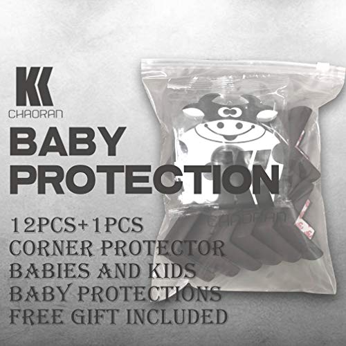 12pcs Protector de Esquinas Bebes y Niños Protecciones para bebés, Espuma Suave Protectores de Seguridad para Mesas Esquina y Aualquier Tipo de Muebles Anti-colisión Esquineras Cojines Protectores