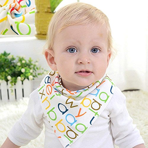 14 Baberos Bebe Bandanas Bufanda Toalla Drool Babas Tela para Bebé Niña Niño Recien Nacido Bandana Bebe Babero Algodon Absorbente Suaves Para Sialorrea y Dentición (14pcs para Unisex)