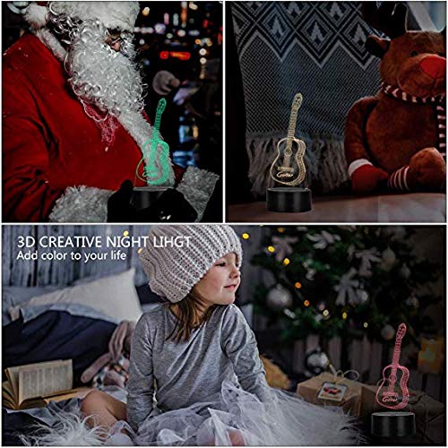 3D Led Luz Andar En Quad De Noche Flash Bombilla Usb Figura Dormitorio Luz De Sueño Base Usb Niño Niños Regalo De Navidad Juguetes 7 Cambio De Color