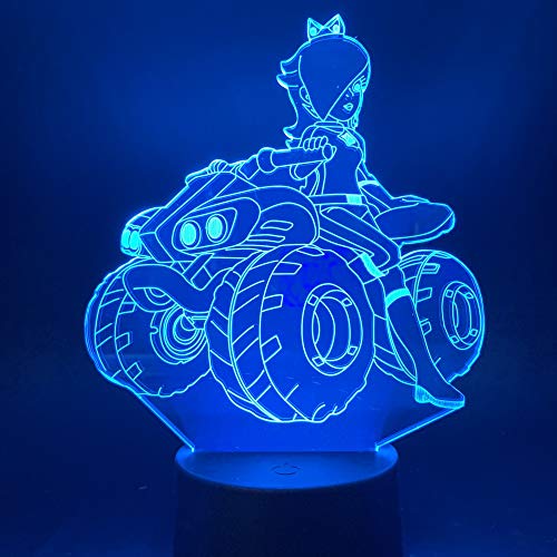 3D Led Luz Andar En Quad De Noche Flash Bombilla Usb Figura Dormitorio Luz De Sueño Base Usb Niño Niños Regalo De Navidad Juguetes 7 Cambio De Color