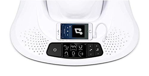 4moms mamaRoo, Hamaca High-Tech para Bebés Activada por Bluetooth – Tejido de Nailon Clásico con 5 Movimientos Únicos