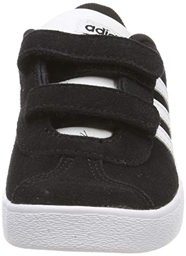 Adidas VL Court 2.0 CMF I, Zapatillas Unisex bebé, Negro (Core Black/Footwear White/Footwear White 0), 27 EU