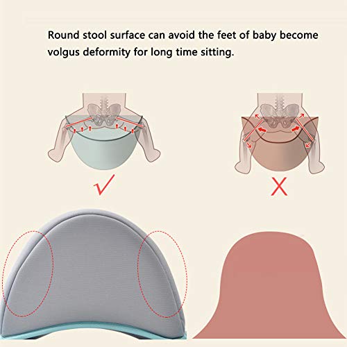 Ainomi - Asiento de Cintura Portabebés con Hebilla Fuerte Cinturón para Bebés 1 a 36 Meses Taburete de Cadera de Niñas Niños Pequeños para Descompresión de Mamá Azul Oscuro