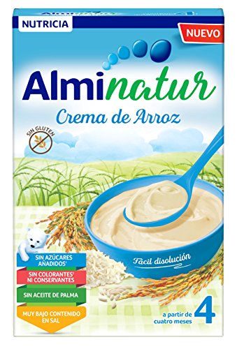 Alminatur Papilla de crema de arroz a partir de los 4 meses 250 g