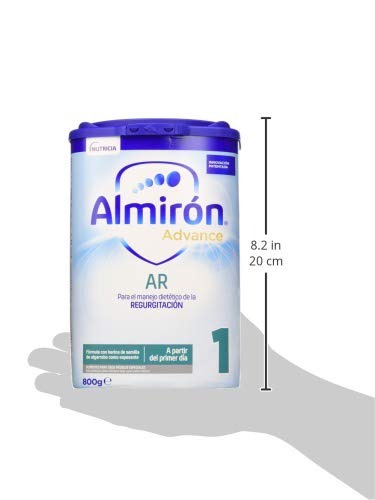 Almirón 5391522472860 Advance AR 1 Leche de Fórmula Anti-Regurgitación en Polvo a Partir del Primer Día - 800 g