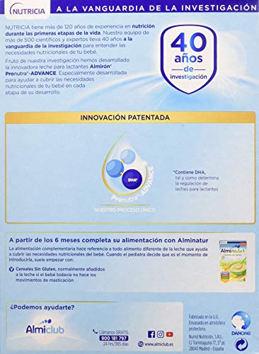 Almirón Advance 1 Leche de Inicio en Polvo a Partir del Primer Día - 1200 g