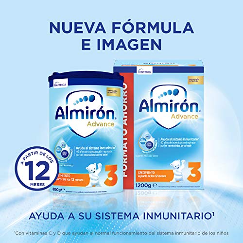 Almirón Advance 3 Leche de Crecimiento en Polvo Desde Los 12 Meses - 800 g