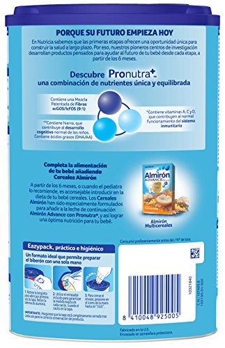 Almirón Advance con Pronutra 2 Leche de continuación en polvo desde los 6 meses 800 g