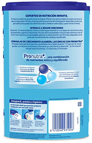 Almirón Advance con Pronutra 3 Leche de crecimiento en polvo desde los 12 meses 800 g