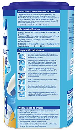 Almirón Advance con Pronutra 4 Leche de crecimiento en polvo desde los 24 meses 800 g