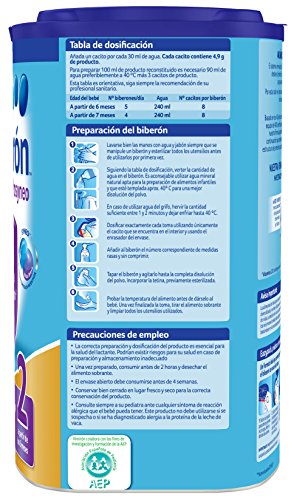 Almirón Prosyneo 2 Leche de Continuación en Polvo desde los 6 Meses - Paquete de 6 x 800 gr - Total: 4.8 kg