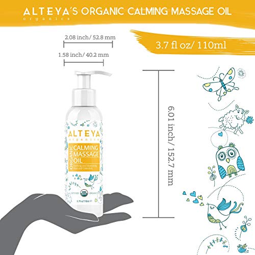 Alteya Organic Aceite de Masaje para Bebé 110 ml – USDA Certificado Orgánico Puro Bio producto