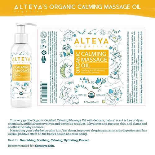 Alteya Organic Aceite de Masaje para Bebé 110 ml – USDA Certificado Orgánico Puro Bio producto