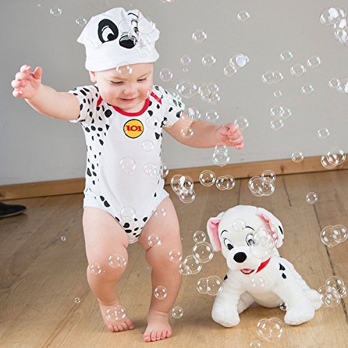 amscan 101 Dalmatians Bodysuit and Hat, 3-6 Months, 2 Pcs. Disfraces, Multicolor, Size-3-6 Unisex Niños