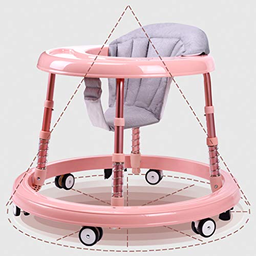 Andador Para Bebé Walking Trolley Multifuncional Antivuelco 6/7-18 Meses Para Niños Y Niñas Anti-o-legs Pushing Ajustable S