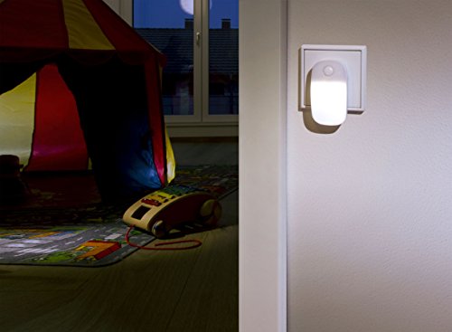 Ansmann LED-Guide Ambiente - Luz de orientación LED con interruptor on/off integrado, color blanco