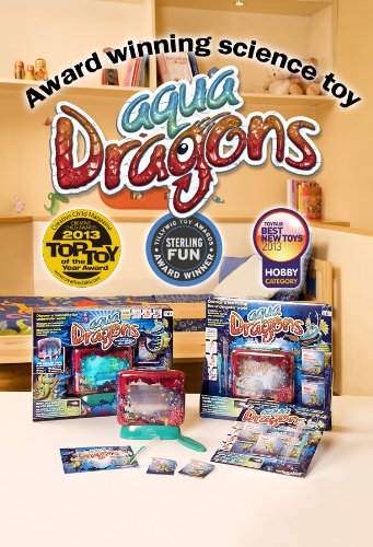 Aqua Dragons Deluxe - Pecera para Dragones de Agua- Mundo Submarino Juguete Educativo, Multicolor (World Alive W4003)