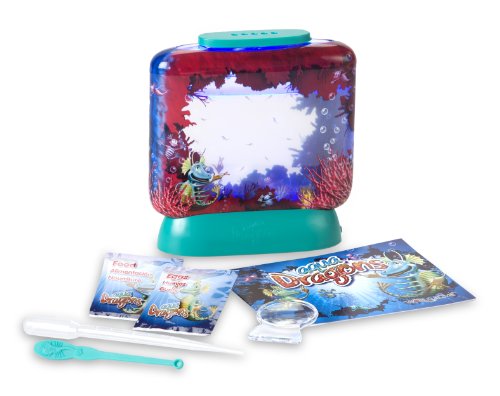 Aqua Dragons Deluxe - Pecera para Dragones de Agua- Mundo Submarino Juguete Educativo, Multicolor (World Alive W4003)