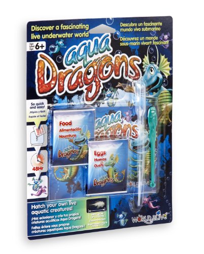 Aqua Dragons - Dragón de agua- Mundo Submarino Juguete Educativo, (World Alive W4004)