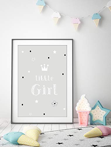 artpin® Póster Set plástico para niños, de artistas | Decoración para Dormitorio, Habitación de los Niños, estilo escandinavo, A4 imágenes para niña niño | – cuadro de | regalo