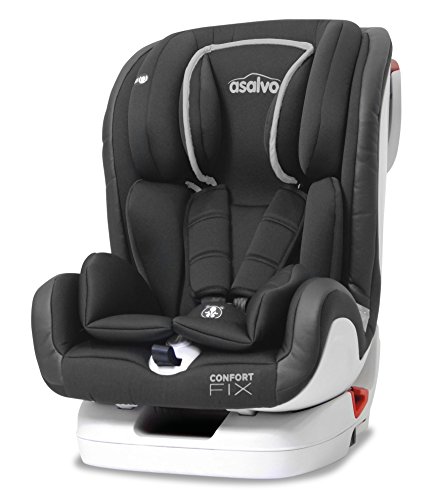 Asalvo, Silla de coche grupo 1/2/3 Isofix, gris