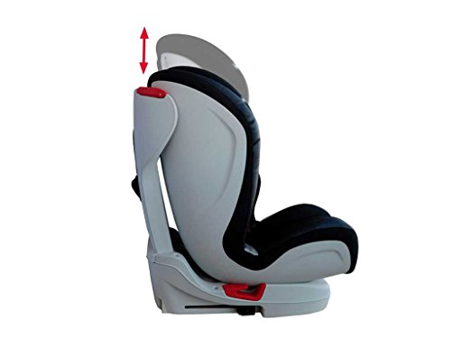 Asalvo, Silla de coche grupo 1/2/3 Isofix, rojo