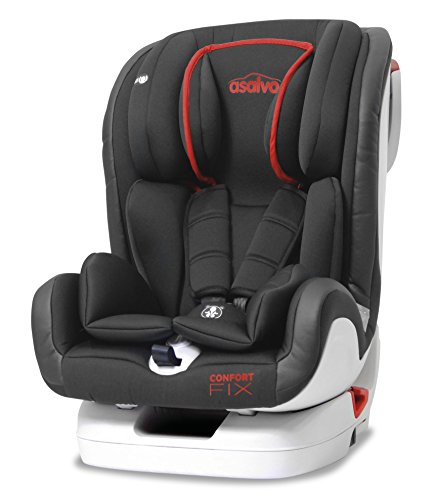 Asalvo, Silla de coche grupo 1/2/3 Isofix, rojo