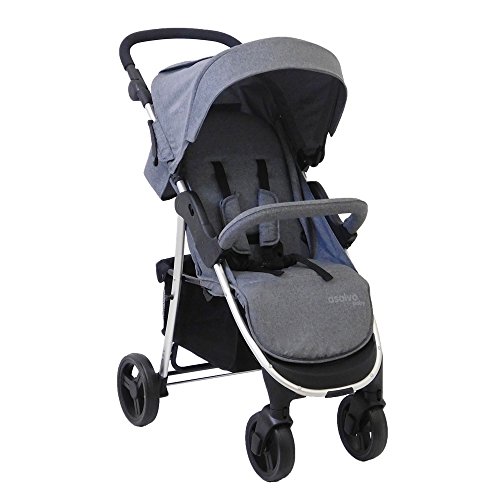 Asalvo-Stroller America Grey MALANGE, Color Gris 15884