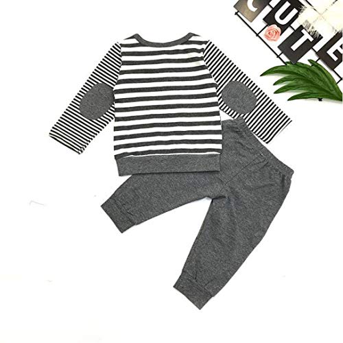 ASHOP Body Bebe Blanco Conjunto niño Verano 6 años Ropa Recien Nacido Invierno (Gris,70 (0-6Meses))