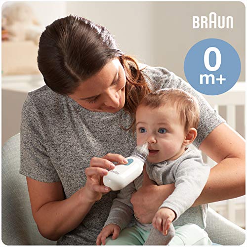 Aspirador nasal Braun 1, BNA100EU, Elimine la congestión nasal de forma rápida y suave. Aspirador nasal eléctrico para todas las edades a partir de 0 años.