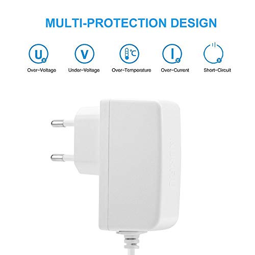 Aukru cargador para Philips AVENT - SCD505/00 - Escucha bebé DECT - blanco