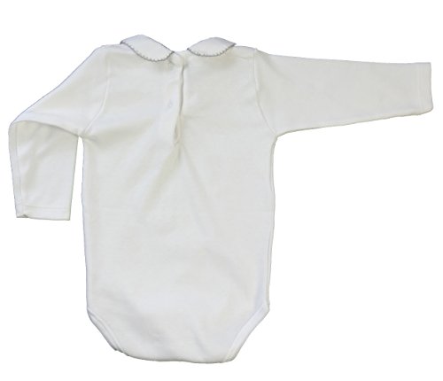 babidu 1188, Body Para Bebe, Blanco, 18 meses