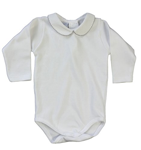 babidu 1188, Body Para Bebe, Blanco, 6 meses