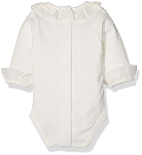 babidu BODY CUELLO BATISTA, Body para Bebé-Niños, Beige, 6 meses