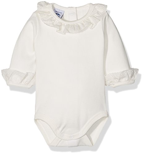 babidu BODY CUELLO BATISTA, Body para Bebé-Niños, Beige, 6 meses