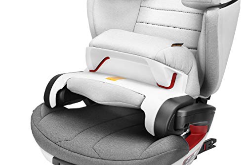 Babify Safe-Fix Silla de Coche 2 en 1 - Grupo 1 2 3 (9-36 kg) con Cojín Frontal