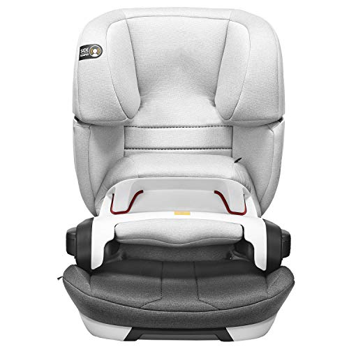 Babify Safe-Fix Silla de Coche 2 en 1 - Grupo 1 2 3 (9-36 kg) con Cojín Frontal