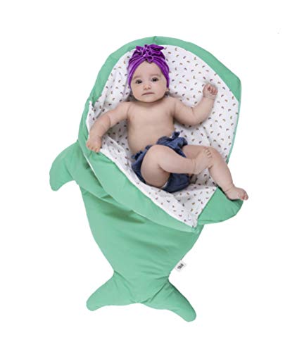 Baby Bites ORIGINAL - Saco de dormir MINT, estampado POLOS - Modelo INVIERNO