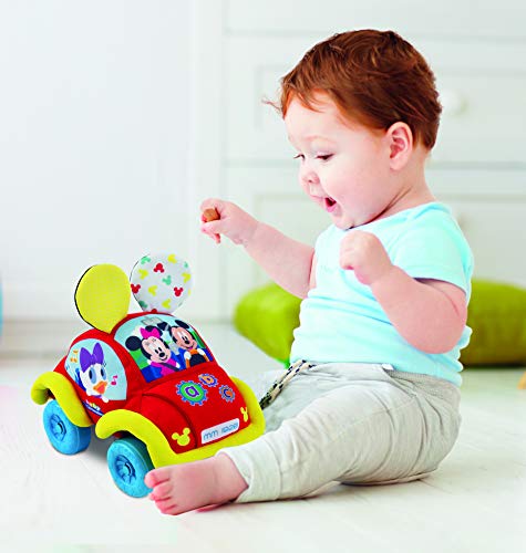 Baby Clementoni- Baby Disney Coche Blandito Interactivo, Multicolor (Clementoni Spain 55259)