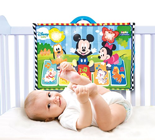 Baby Clementoni- Mickey Mouse Panel de Cuna, Multicolor, Miscelanea (17167.5)