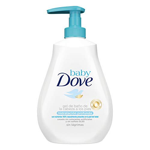 Baby Dove Gel De Baño Hidratación Profunda - Pack de 6 x 400 ml (Total: 2400 ml)