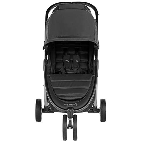 Baby Jogger 2083060 City Mini 2 - Silla de paseo con ruedas (3 ruedas), color negro