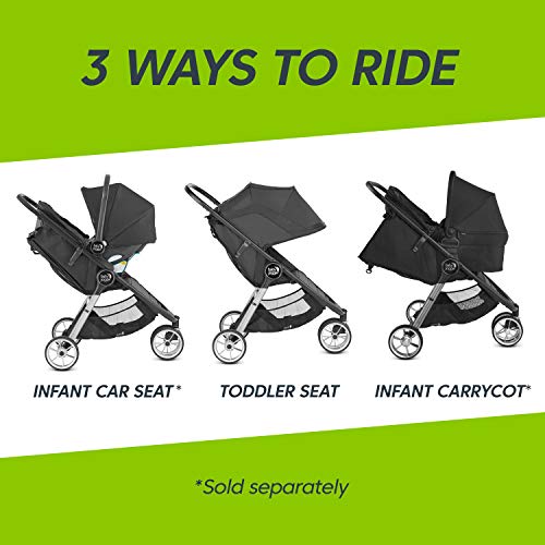 Baby Jogger City Mini 2 de 3 Ruedas Jet. Silla de paseo desde nacimiento hasta 22kg. Color negro