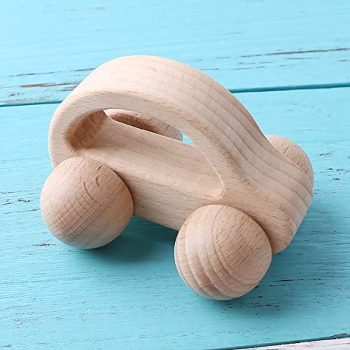 baby tete Coche De Madera Orgánica Waldorf Montessori Inspirado Juguetes Para Bebés, Niños Pequeños, Preschoolers Hecho A Mano Decoración Regalo Hecha Madera