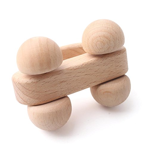 baby tete Coche De Madera Orgánica Waldorf Montessori Inspirado Juguetes Para Bebés, Niños Pequeños, Preschoolers Hecho A Mano Decoración Regalo Hecha Madera