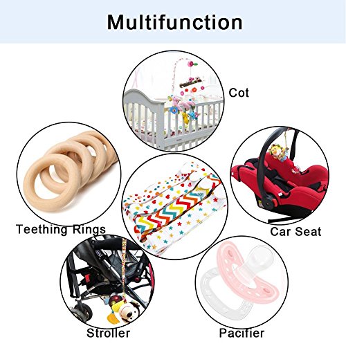 Baby Toys - Correa para botella (polipropileno, anticaídas, ajustable, sujeción para cinturón) Talla:8 Pcs