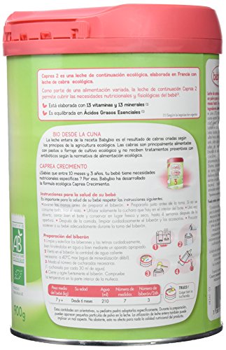 Babybio Caprea Leche 2 Continuación - 900 gr