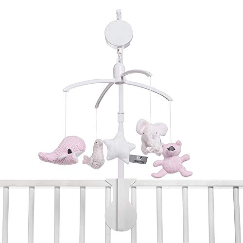 Baby's Only - Muziekmobiel classic roze/baby roze/wit